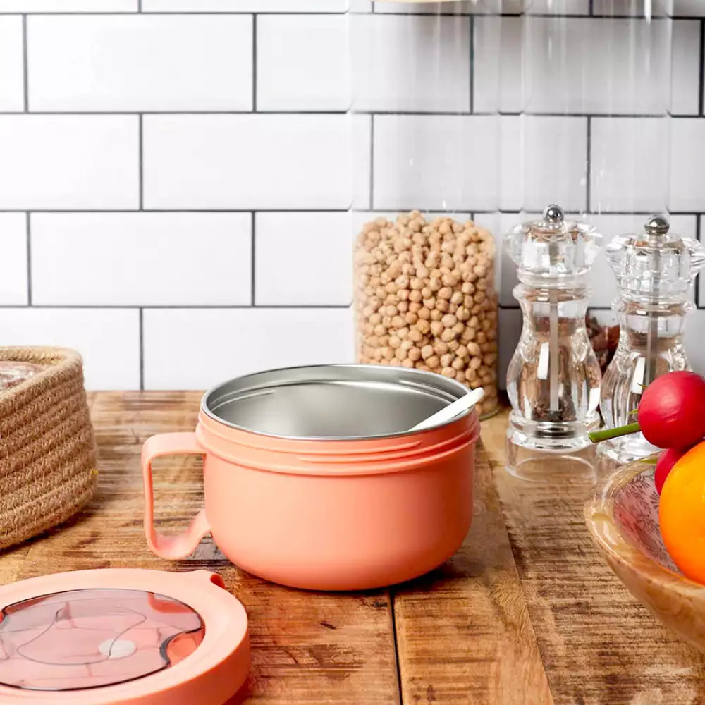 Recipiente Cook Concept Redondo Plastico Con Cubiertos Surtido Ka4