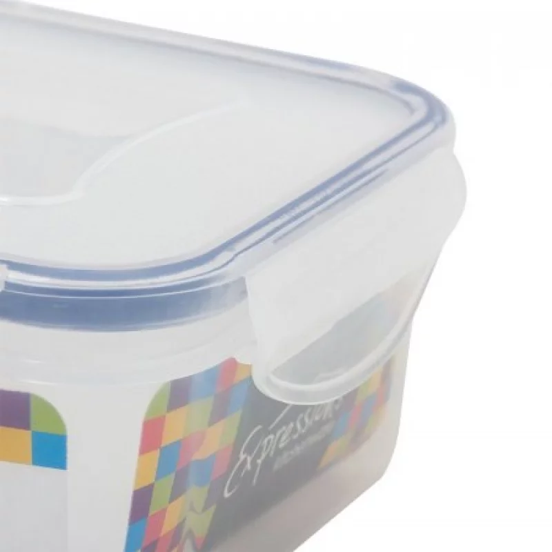 Recipiente Expressions Rectangular Transparente 1 Lt Mb04-3