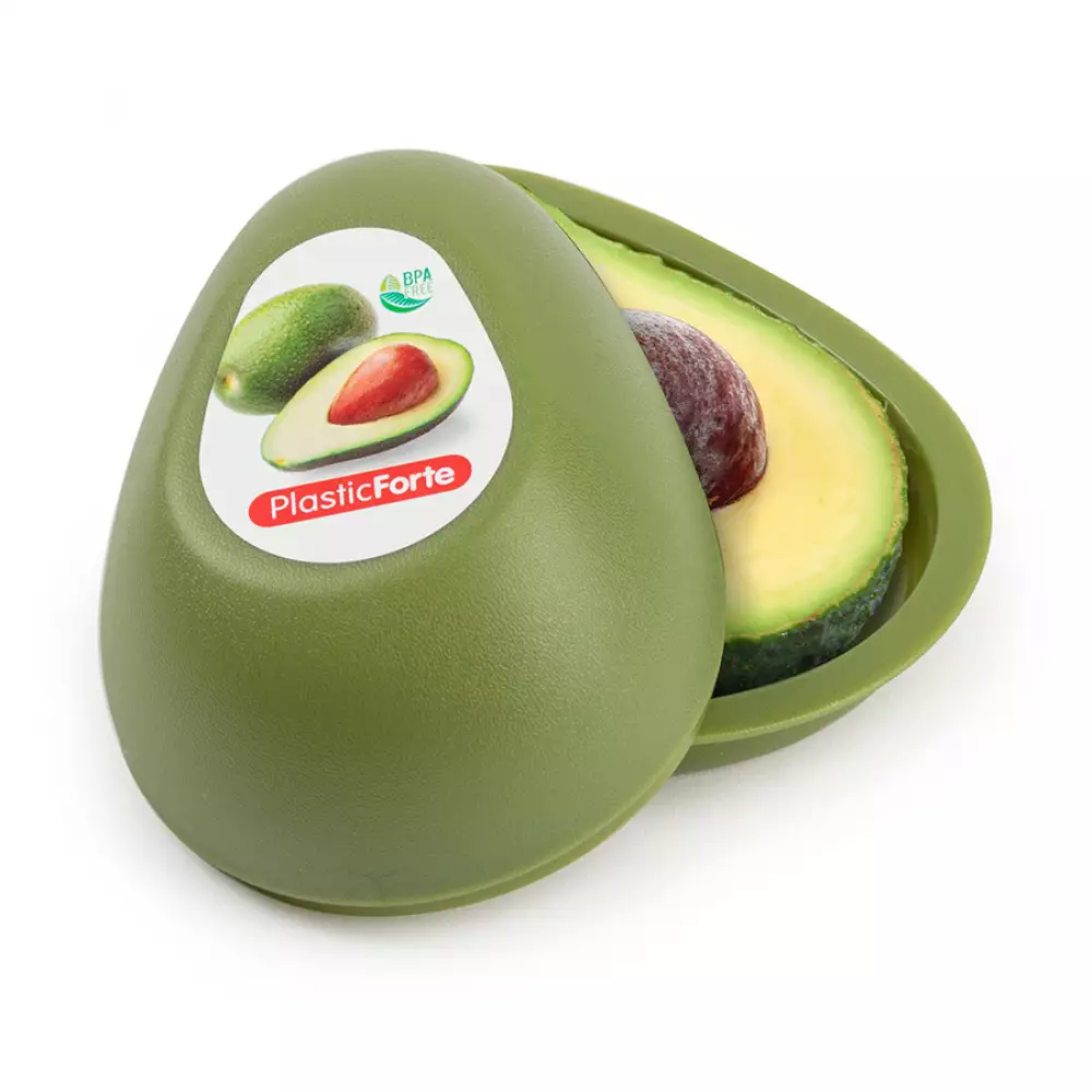 Recipiente plasticforte aguacate verde .4 kg plastico 12566