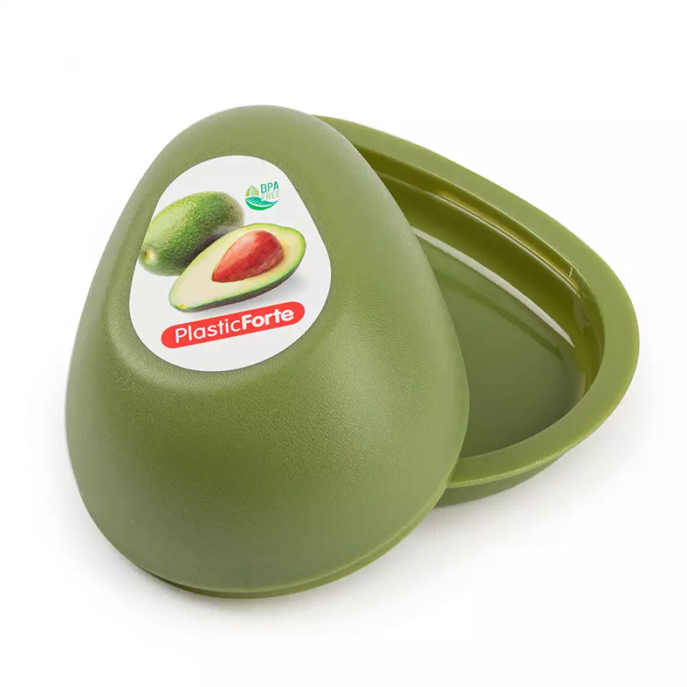 Recipiente plasticforte aguacate verde .4 kg plastico 12566