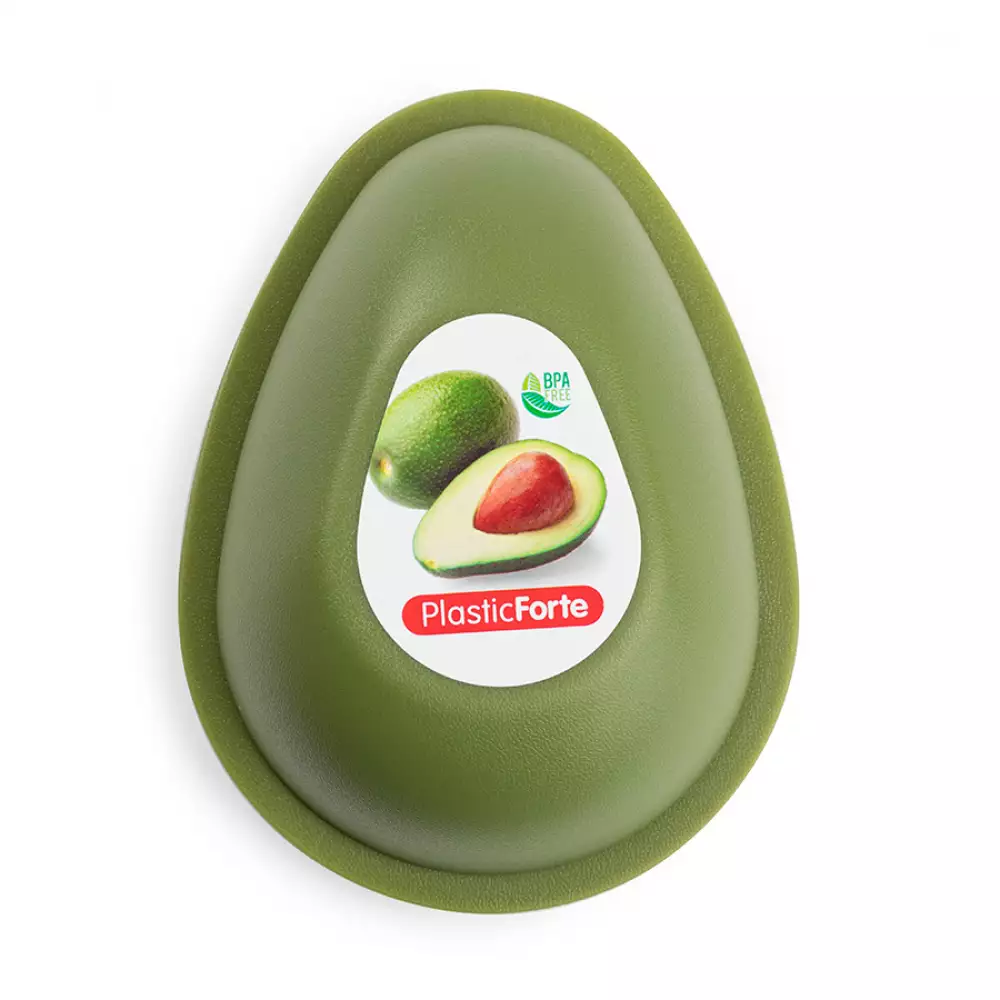 Recipiente plasticforte aguacate verde .4 kg plastico 12566