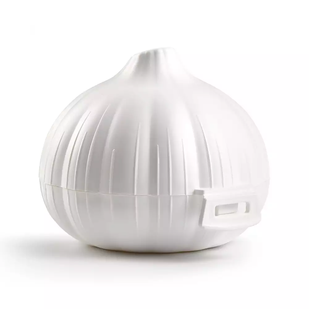 Recipiente plasticforte ajos blanco .35 kg plastico 12228