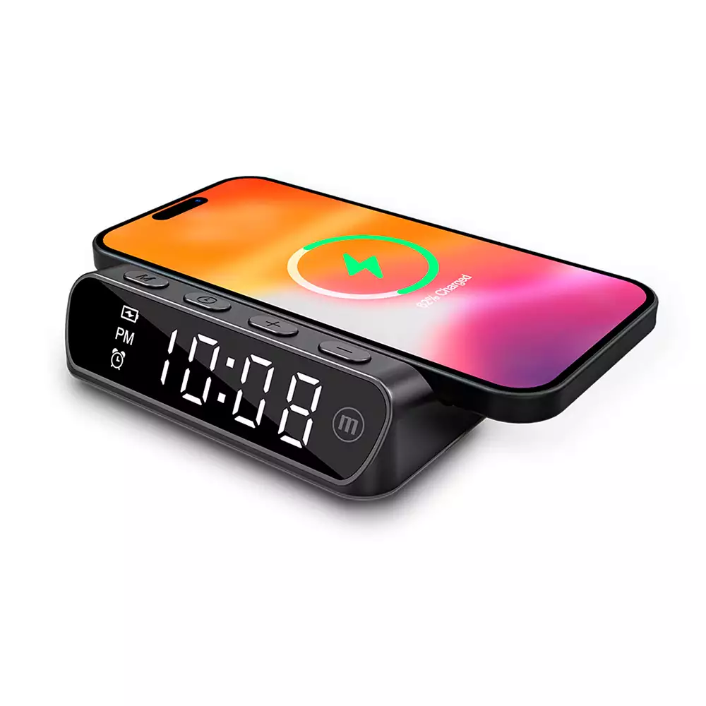 Reloj Despertador Maxell Con Carga Teléfono 348623
