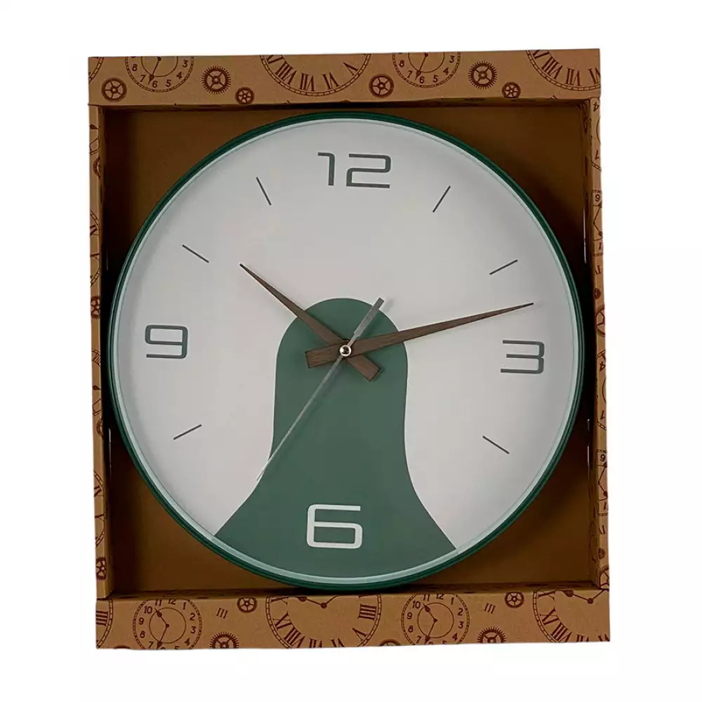 Reloj pared concepts jade collection 30x30cm verde 1