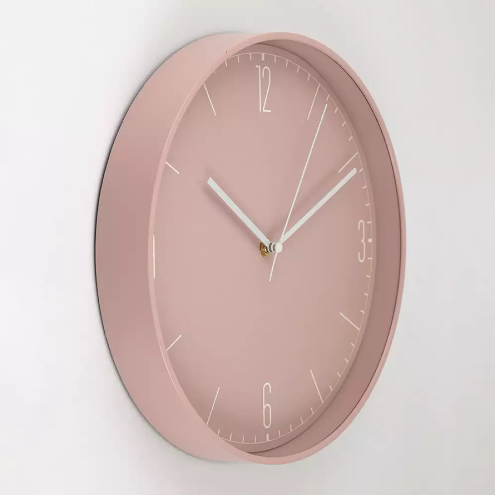 Reloj pared concepts Rose Blush 30cm rosa plastico 423-210815