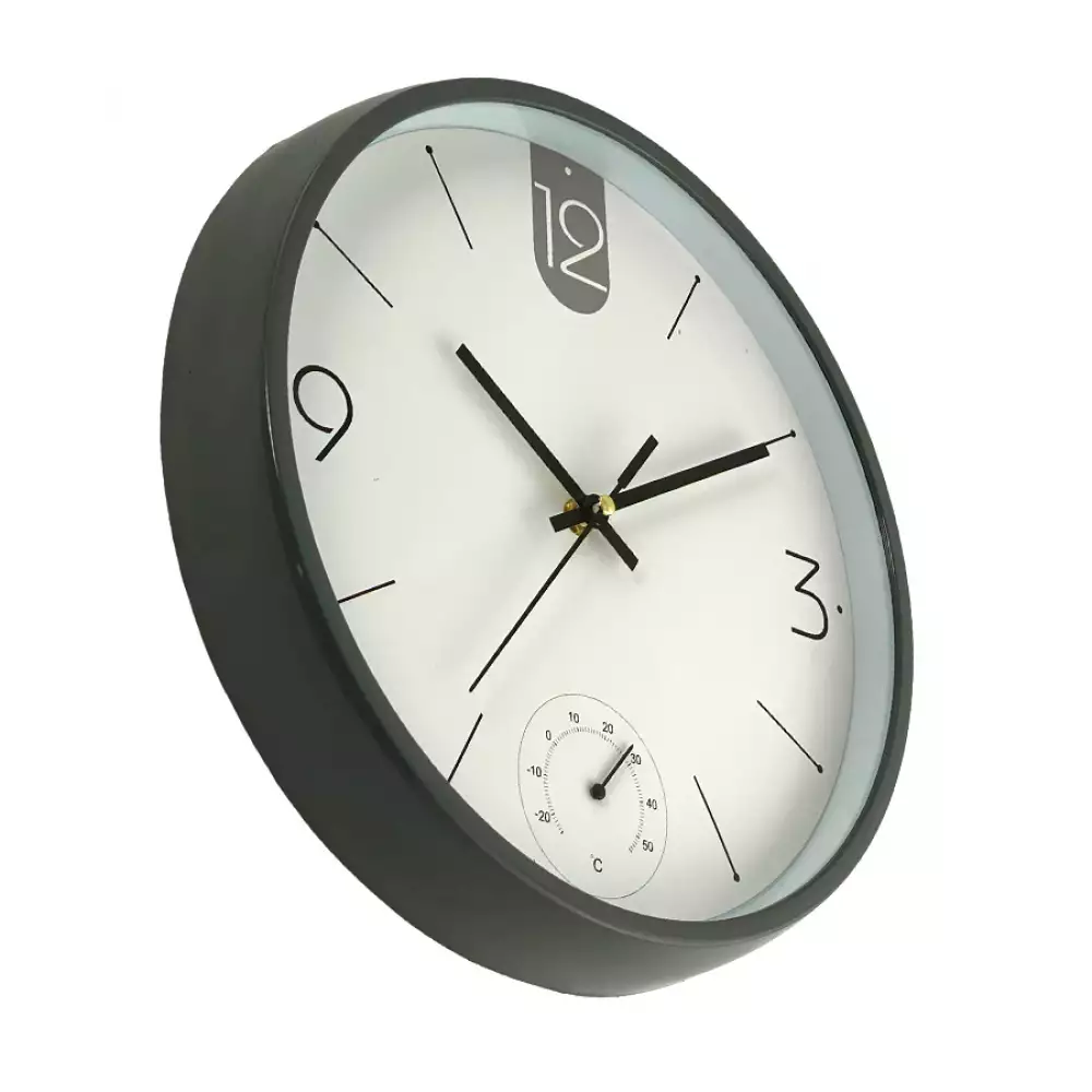Reloj Pared Concepts Sweet Mocca 30.5 Cm Gris Plastico 423-280 1