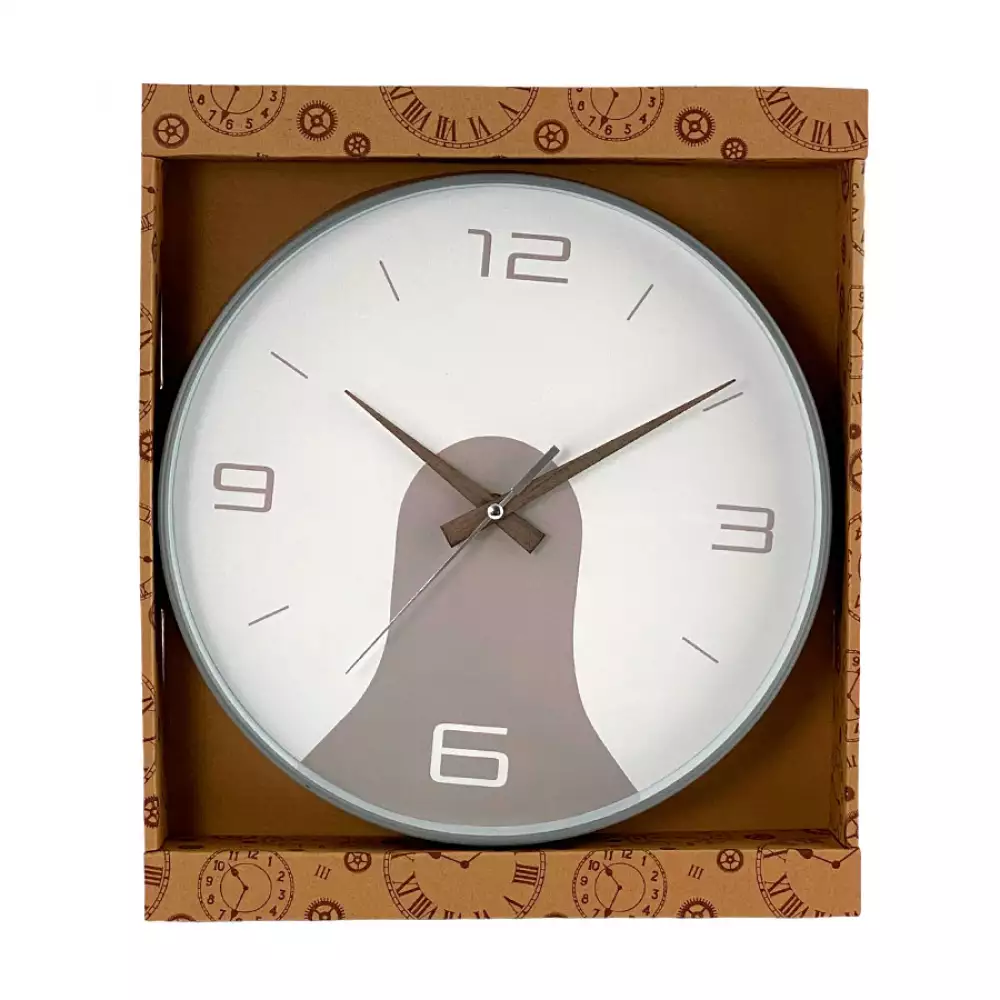 Reloj Pared Concepts Sweet Mocca 30.5 Cm Gris Plastico 423-280