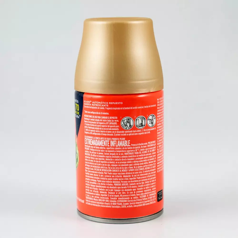 Repuesto Ambientador Glade Automatico .26 Kg 175 Ml 6 Ud Sandi