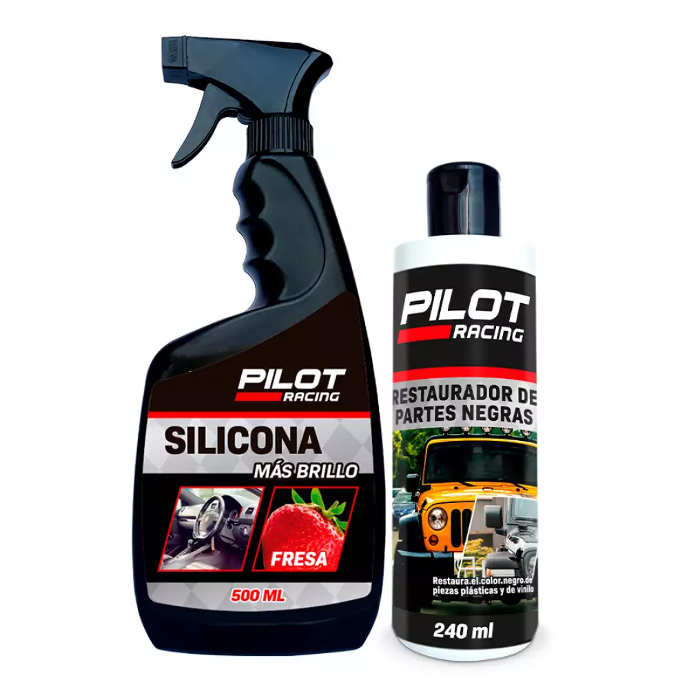 Restaurador Pilot Racing 873649 Partes Negras 740 Ml Plastico 2