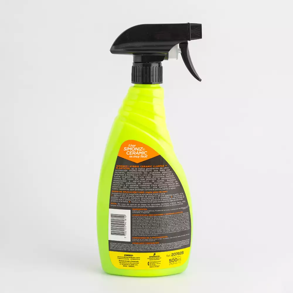 Restaurador Simoniz Llantas Y Plasticos 500 Ml 207628