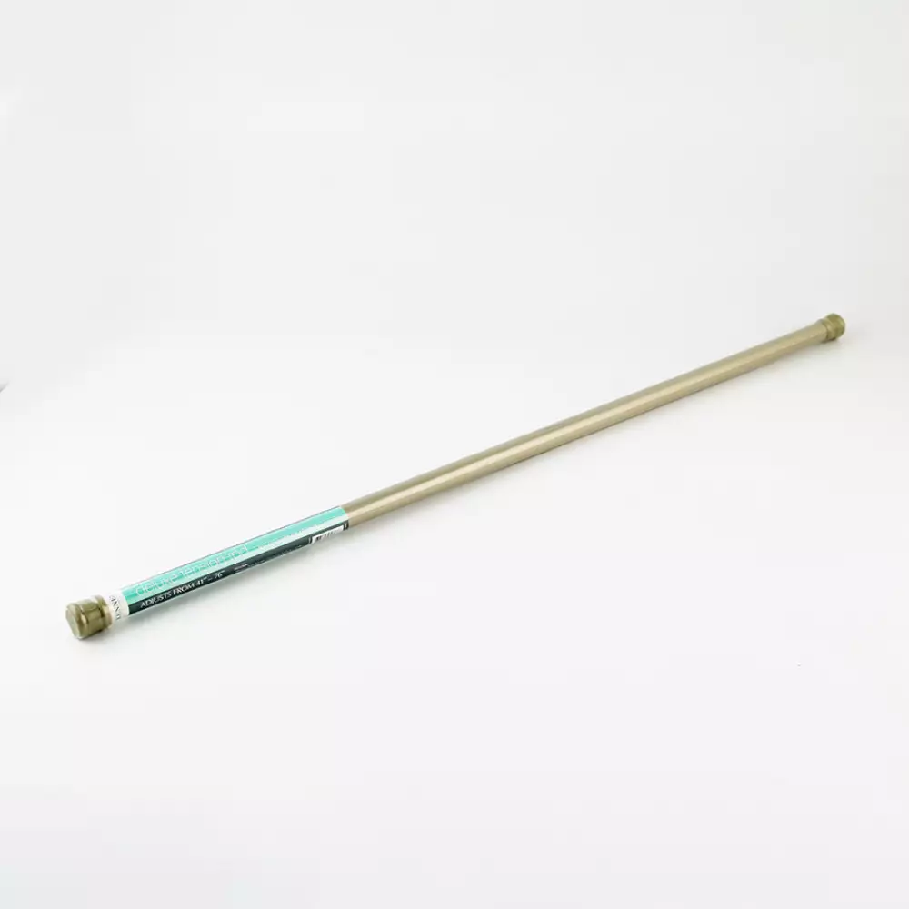 Riel De Cortina Para Ducha 41X76Cm Acero Satinado Metal 5898-Sat