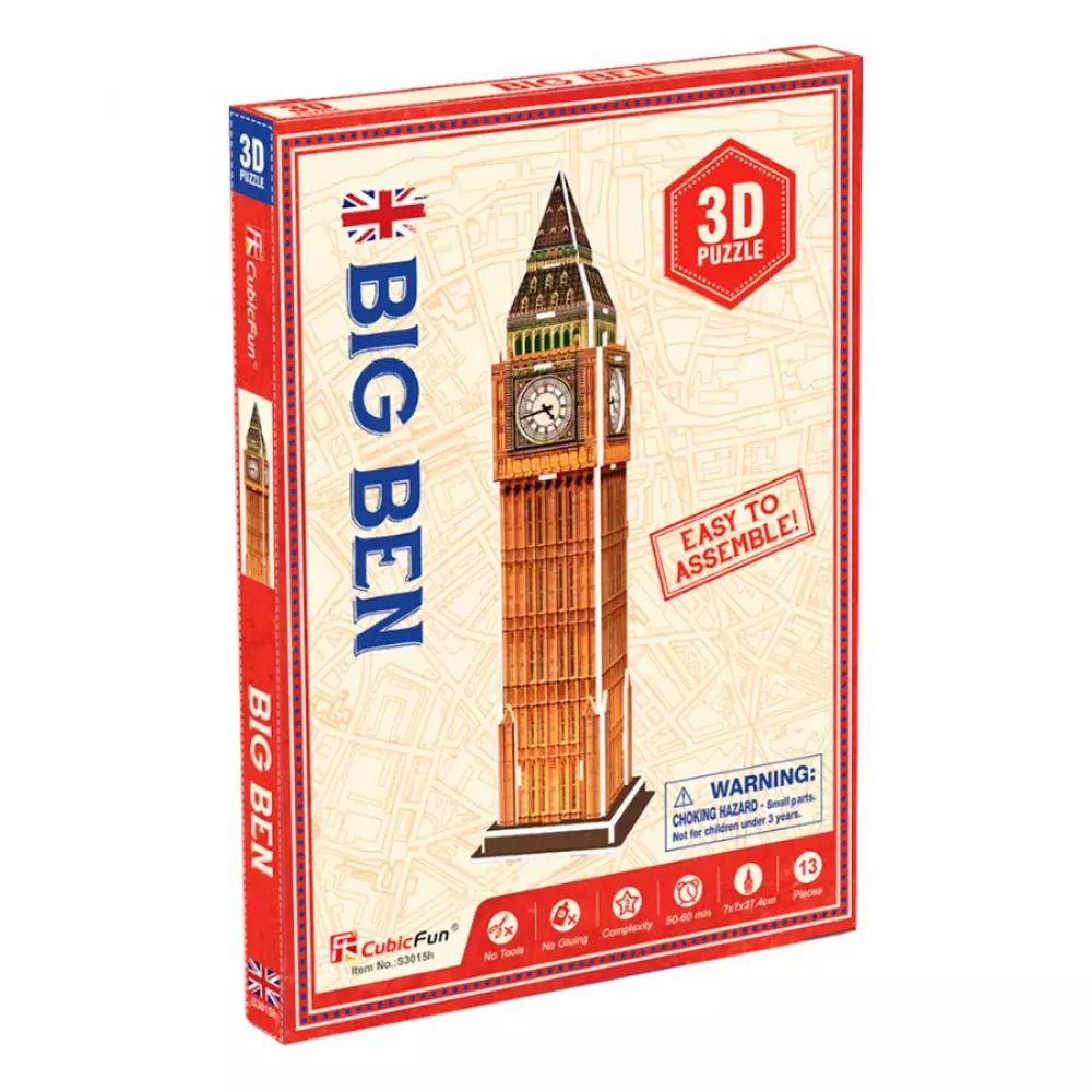 Rompecabezas Cubic Fun Big Ben 3D