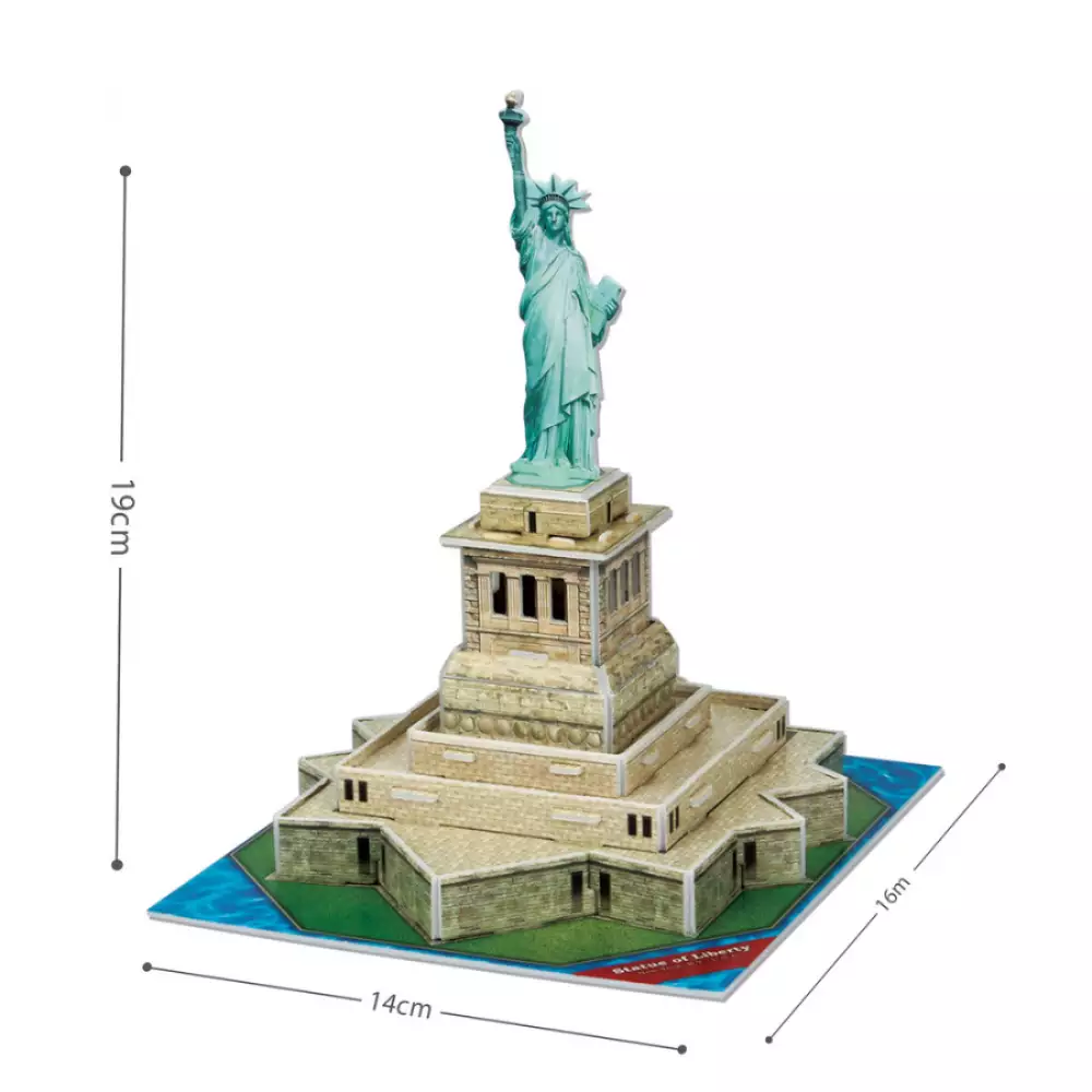 Rompecabezas Cubic Fun Estatua Libertad 3D