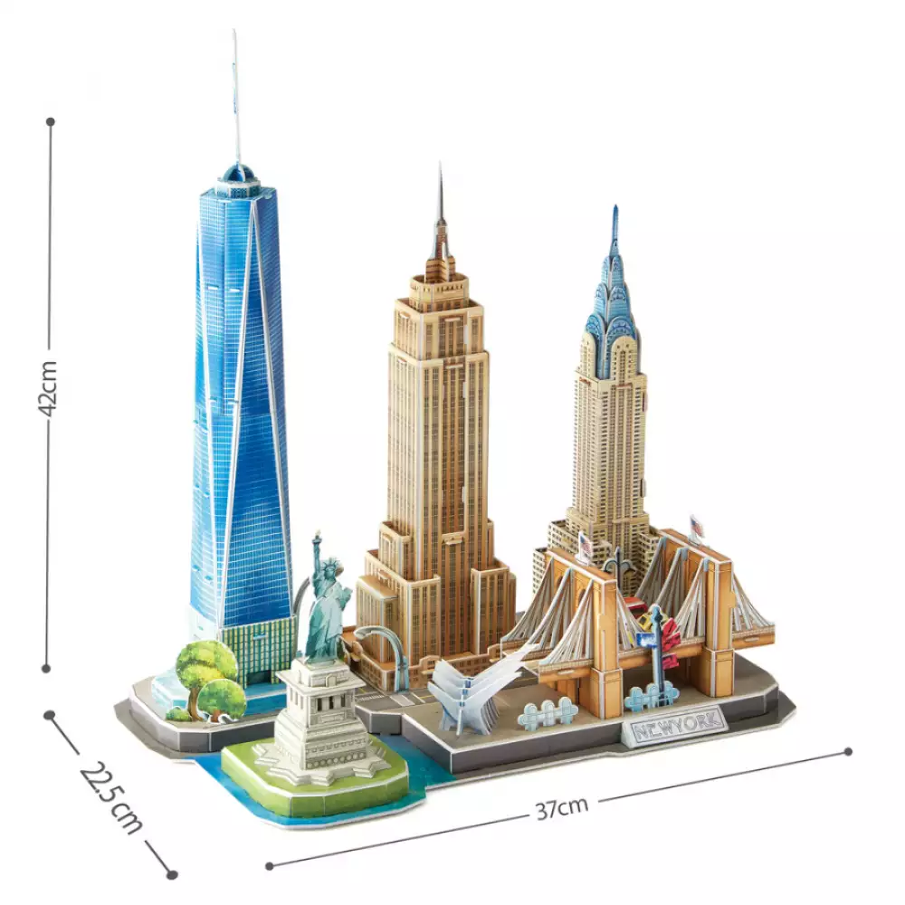 Rompecabezas Cubic Fun New York 3D