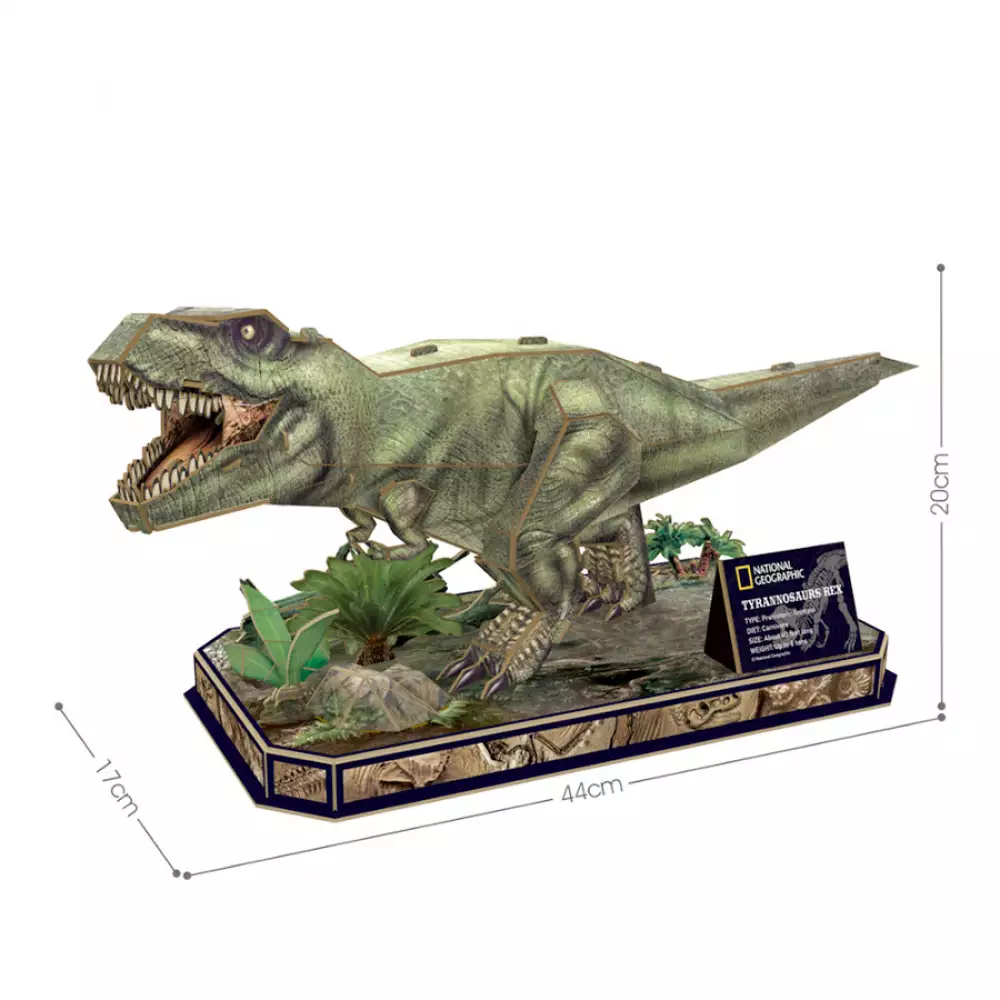Rompecabezas Cubic Fun T-Rex 3D