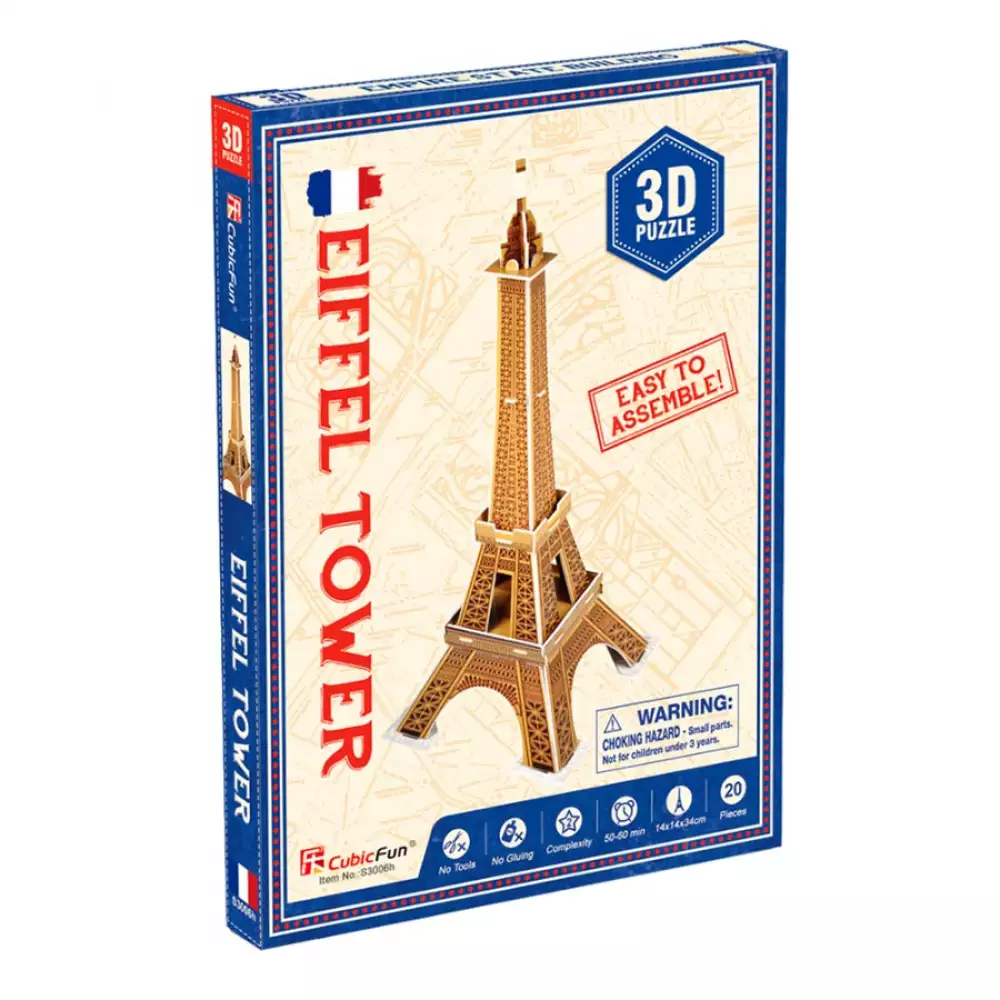 Rompecabezas Cubic Fun Torre Eifel 3D