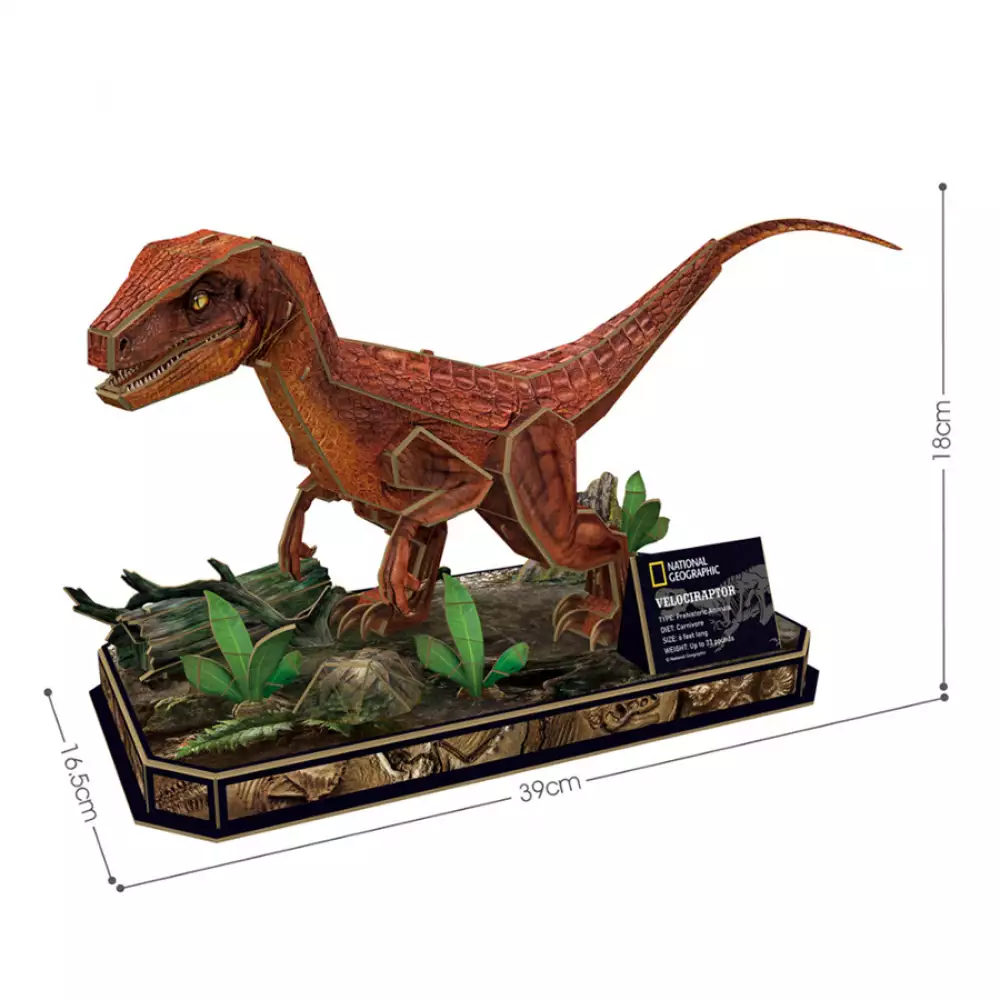 Rompecabezas Cubic Fun Velocisaurus 3D