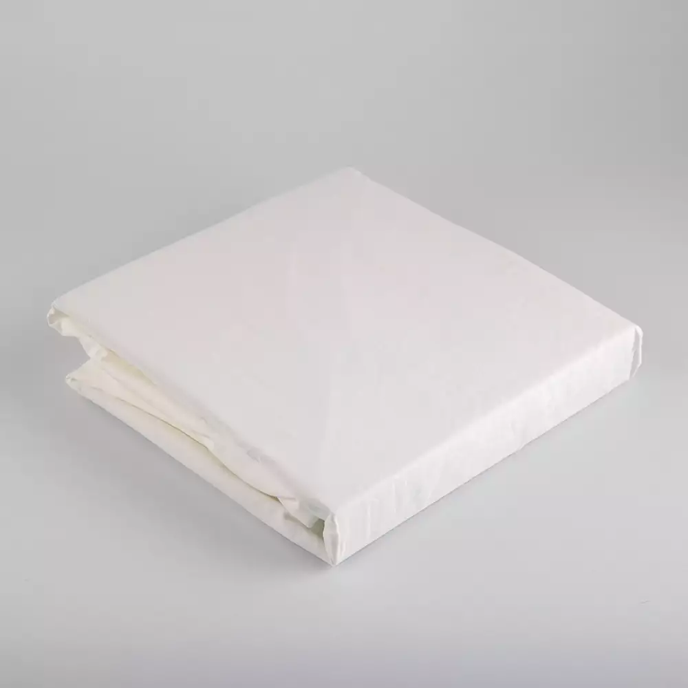 Sabana Plana Expressions 150H Queen Blanco 100% Algodon Sflaqc150