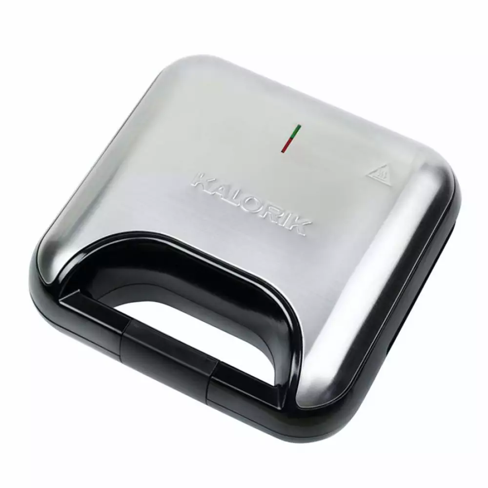 Sanduchera Kalorik 3 En 1 Acero Inox Negro Parrilla Waflera Sm 47451 Ss
