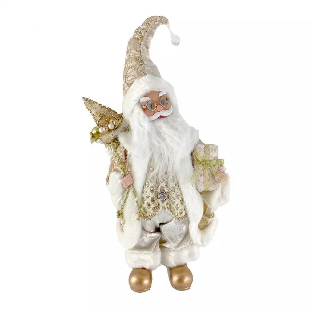 Santa navideño Santini 13X40Cm Gold
