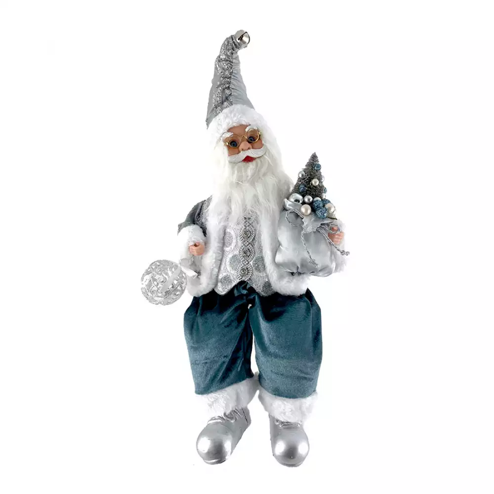 Santa navideño Santini 13X40Cm Silver 1