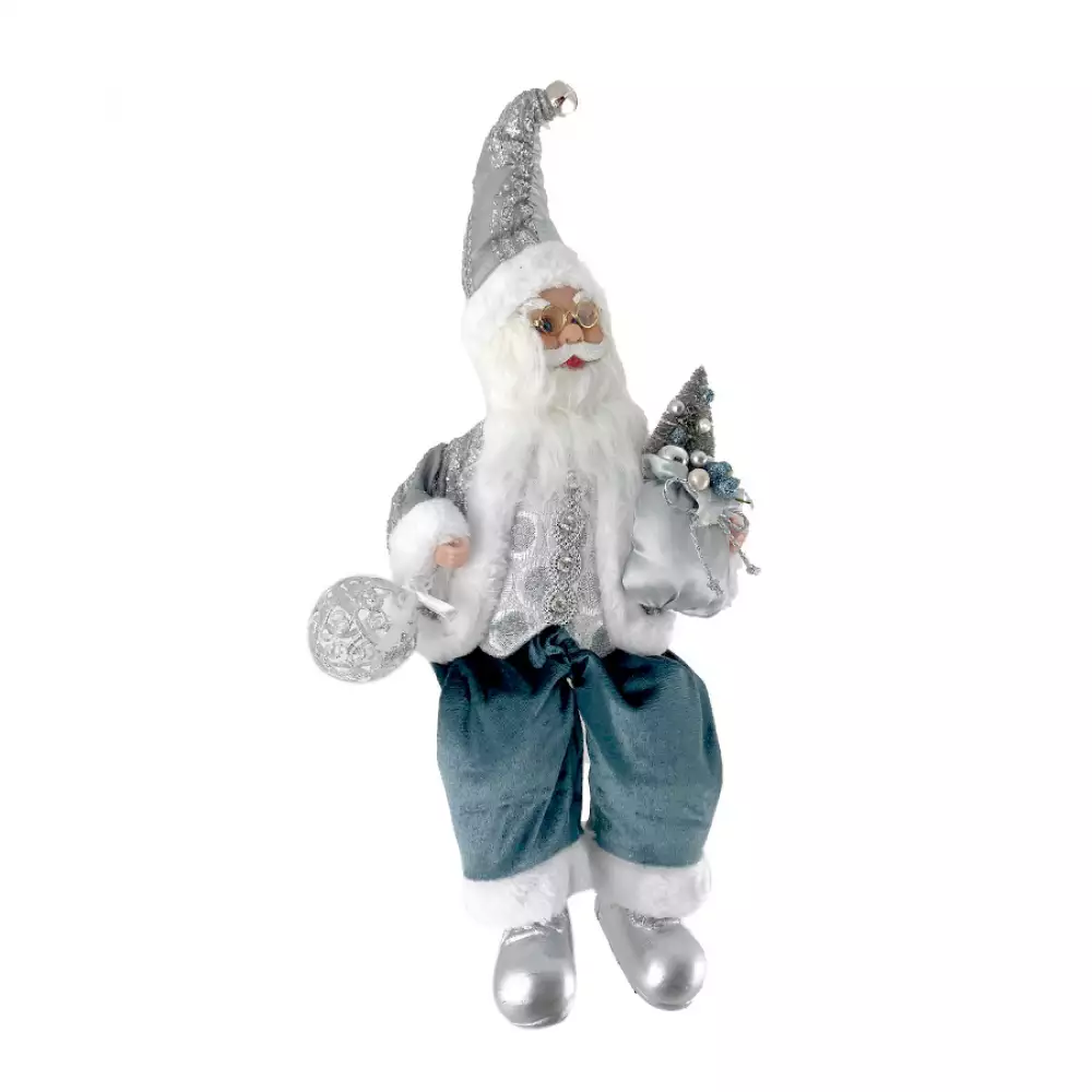 Santa navideño Santini 13X40Cm Silver 1