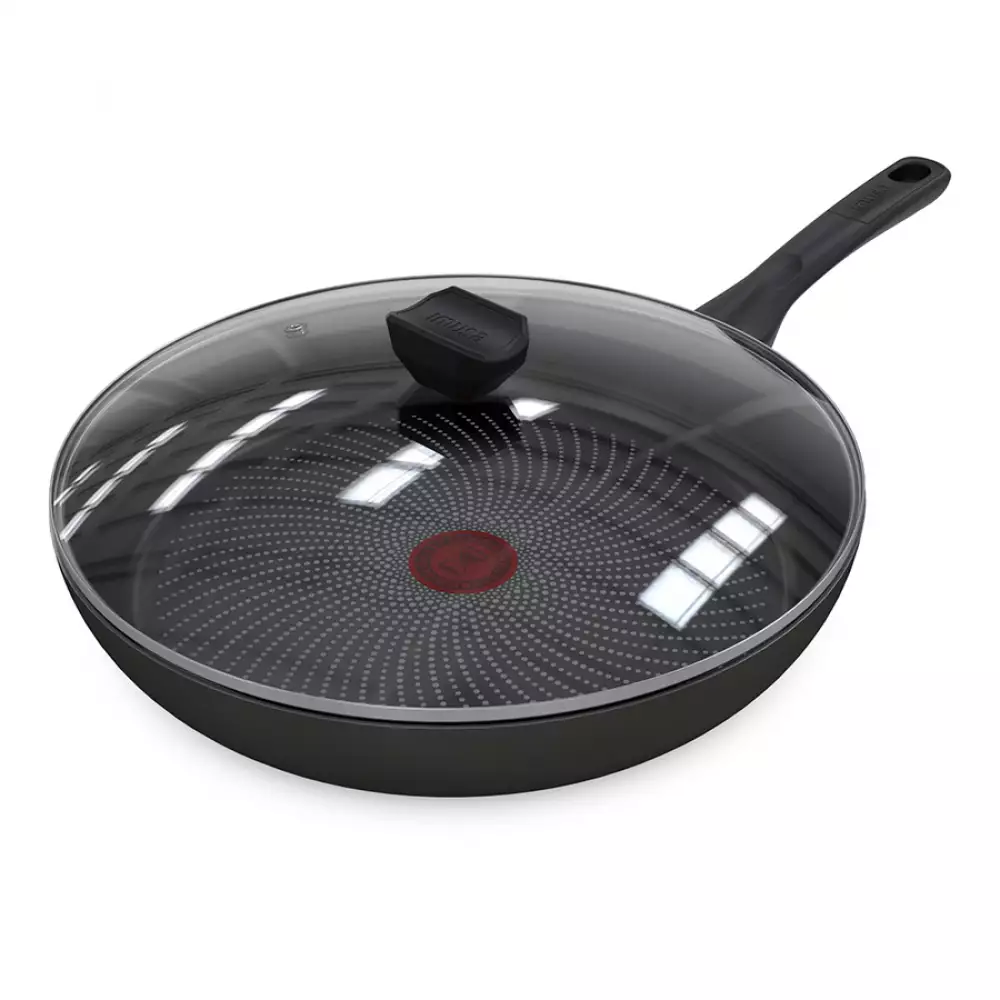 Sarten Con Tapa Imusa Hardtitan 30Cm Negro Antiadherente 5861034642