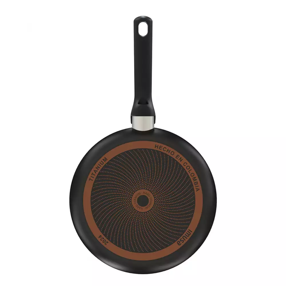 Sarten Con Tapa Imusa Hardtitan​ 24Cm Negro Antiadherente 5861034641