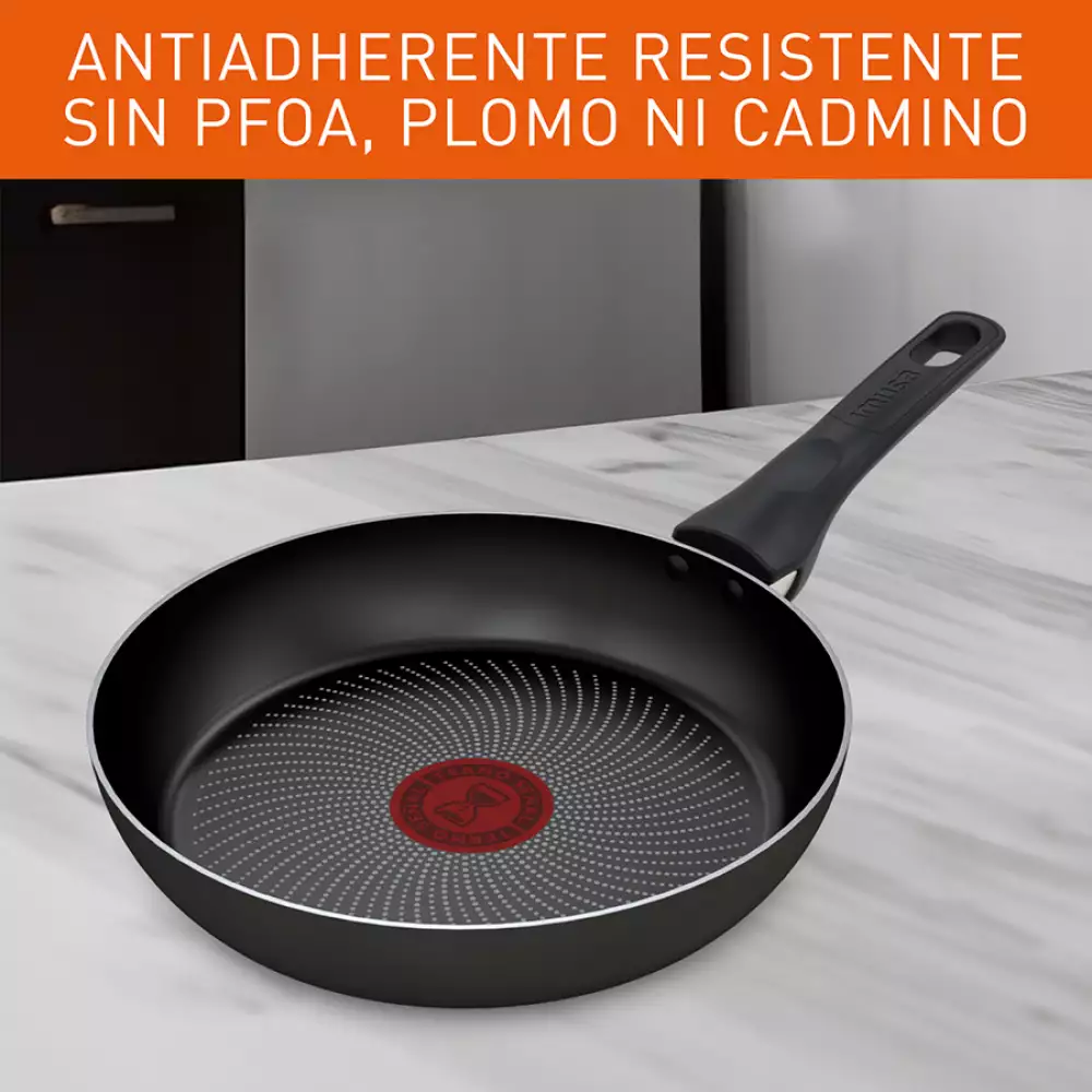 Sarten Imusa Hardtitan​ 24Cm Negro Antiadherente 5861034638