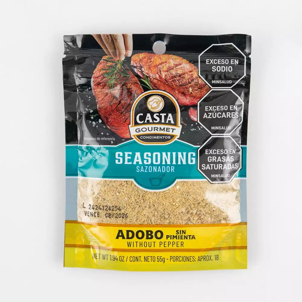 Sazonador Casta Adobo Sin Pimienta 66 Gr Mpp2