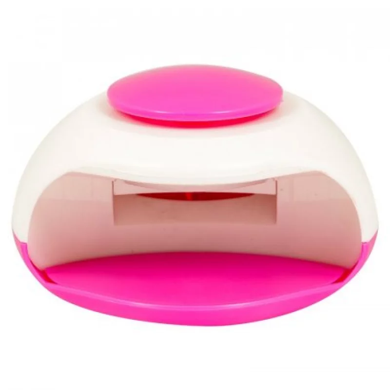 Secador para uñas echo rosado y blanco ib010