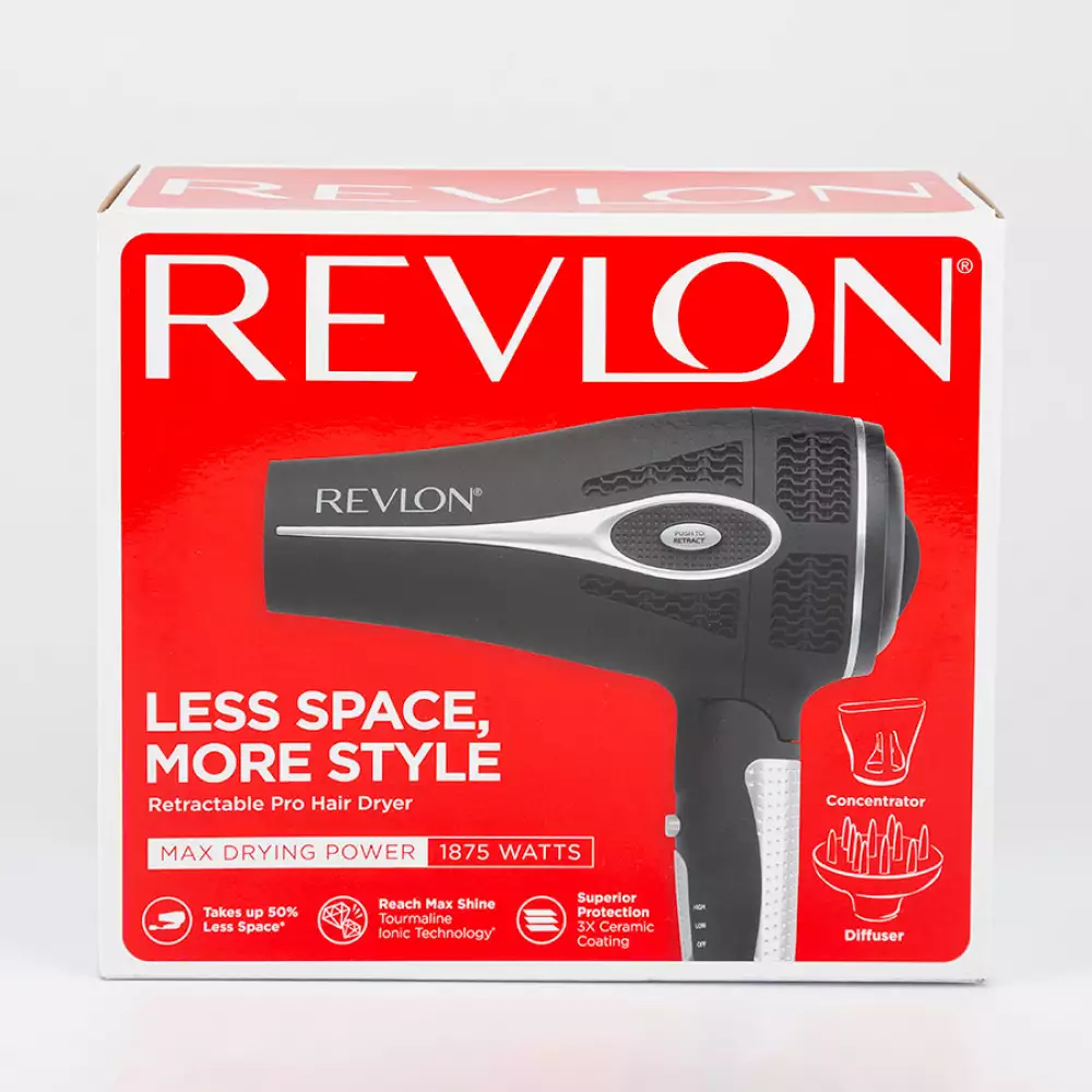 Secador Revlon Cable Retractil 1875W Rvdr5018N8