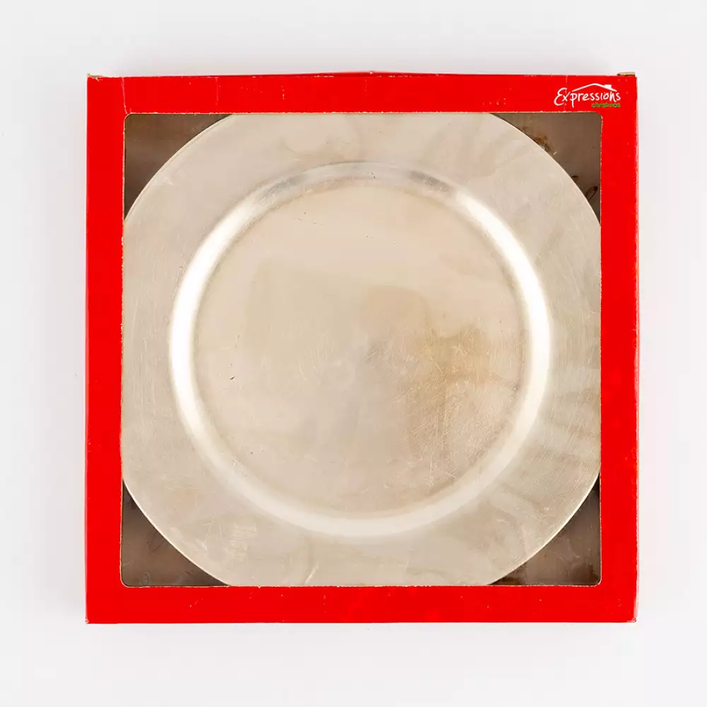 Set 4 Portaplatos Navideños Plásticos 33cm de Diámetro Surtidos GS03A02623