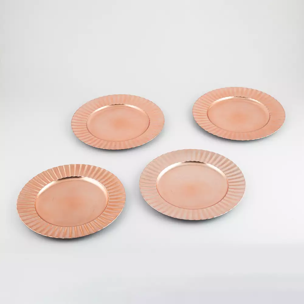 Set 4 Portaplatos Navideños Plásticos 33cm de Diámetro Surtidos GS03A02624