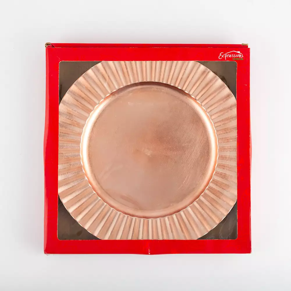 Set 4 Portaplatos Navideños Plásticos 33cm de Diámetro Surtidos GS03A02624