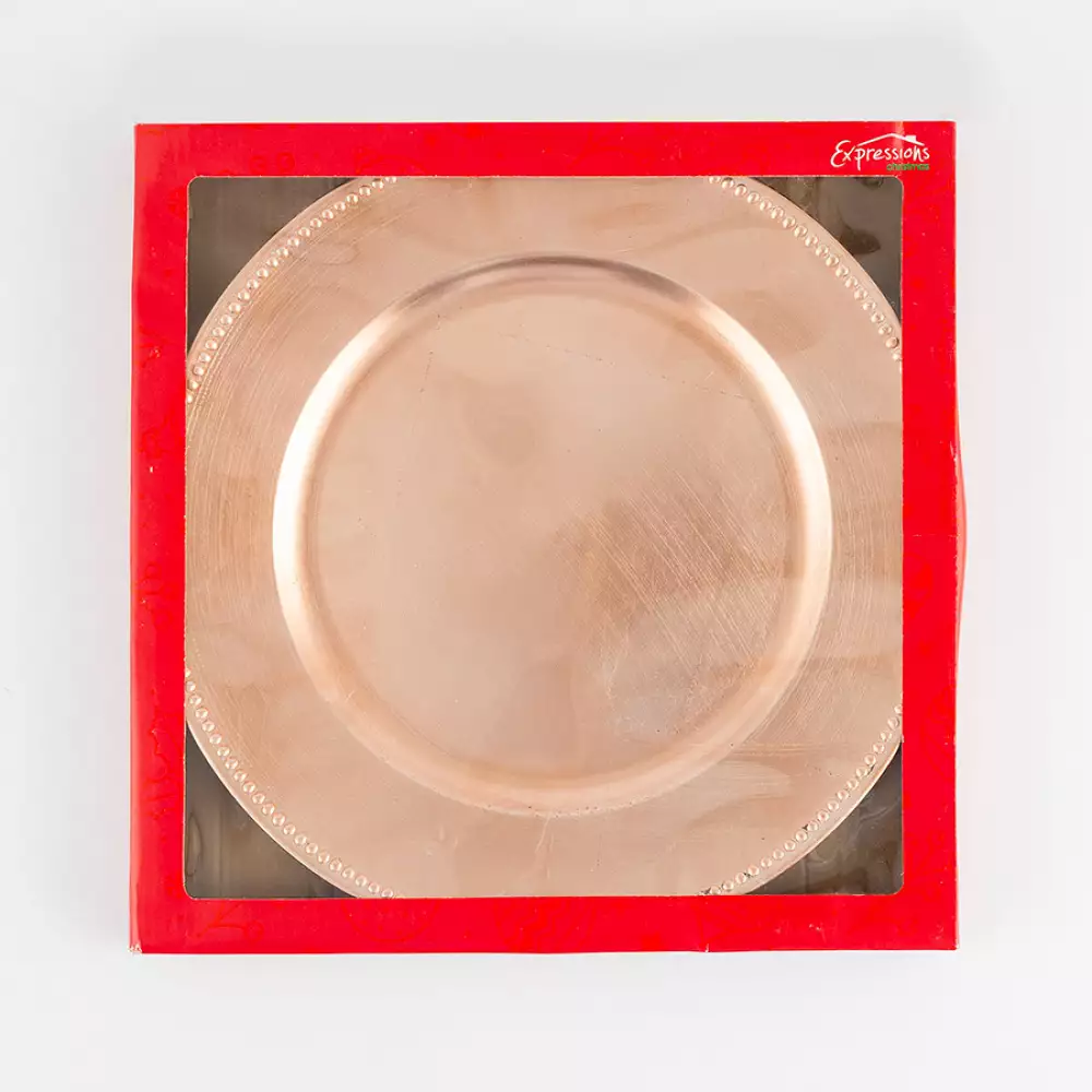 Set 4 Portaplatos Navideños Plásticos 33cm de Diámetro Surtidos GS03A02625