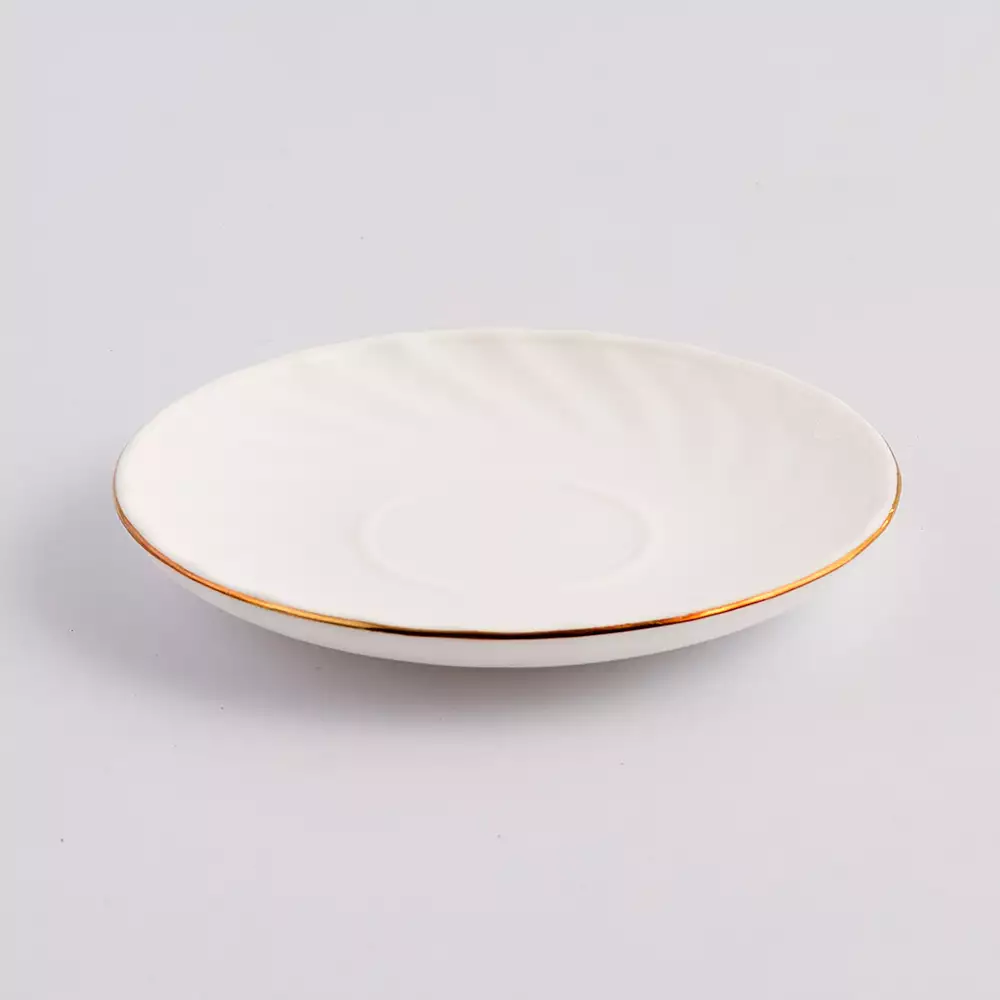 Set Cafe Expressions Dorado Blanco 200 Ml 8 Pz Vidrio Opal BB200Z-8 RIM