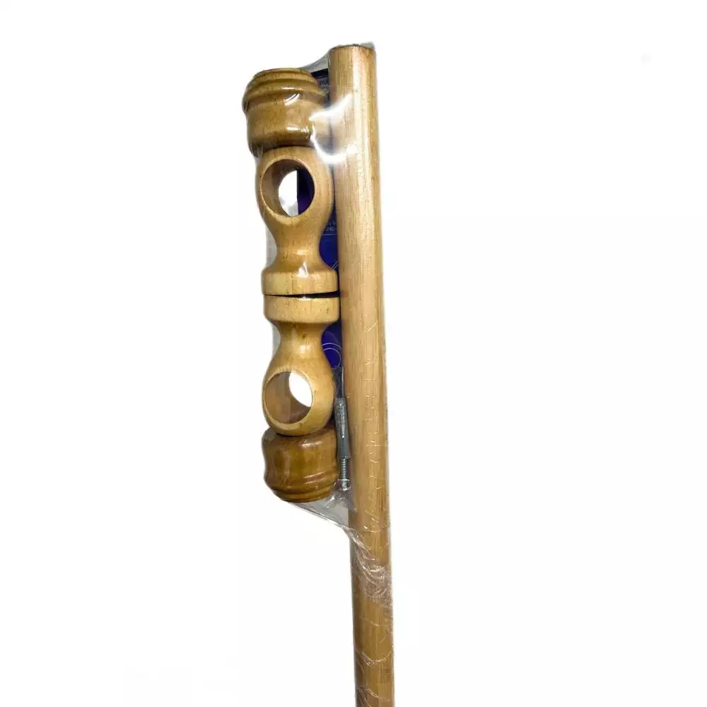 Set Cortinero Basico 240X3Cm Natural Madera Rm1803