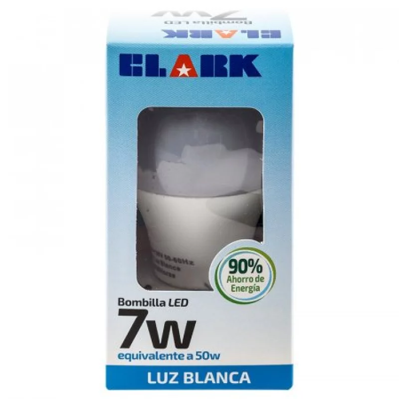 Set De 3 Bombillos Led Luz Blanca Clark-Blanco