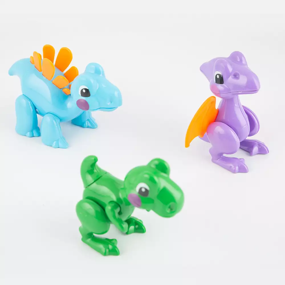 Set de 3 Dinosaurios Interactivos con Movimiento y Sonido