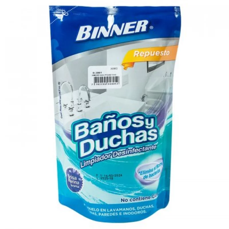 Limpiador De Lavadoras Binner Impecables Desinfectante 300 Ml - Home Sentry