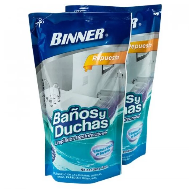 Set De Limpiador De Baño Y Ducha Binner X2