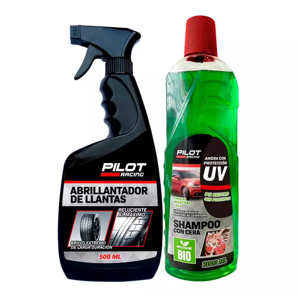 Shampoo Pilot Racing 873656 Abrillantador 1500 Ml Plastico 2 Un