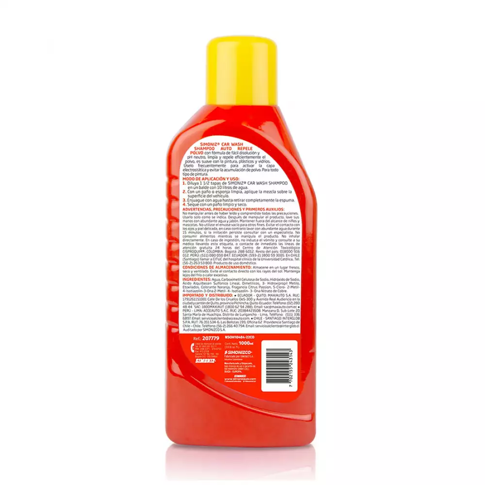 Shampoo Simoniz Brillo Rapido 1000 Ml 207779
