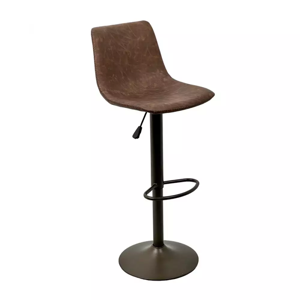 Silla Bar Expressions 42X109X48Cm Cafe 40% Cuero Sintetico 60%