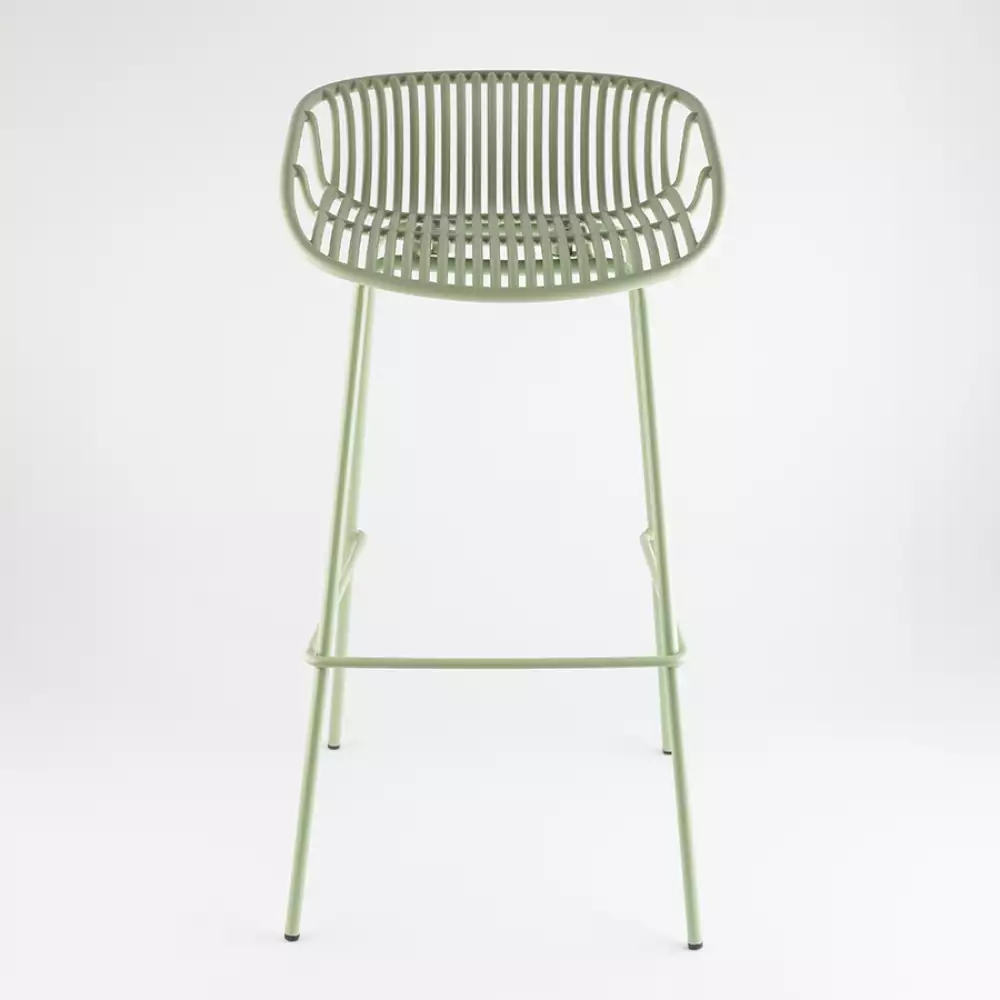 Silla Bar Expressions 81X57X48Cm Verde Polipropileno