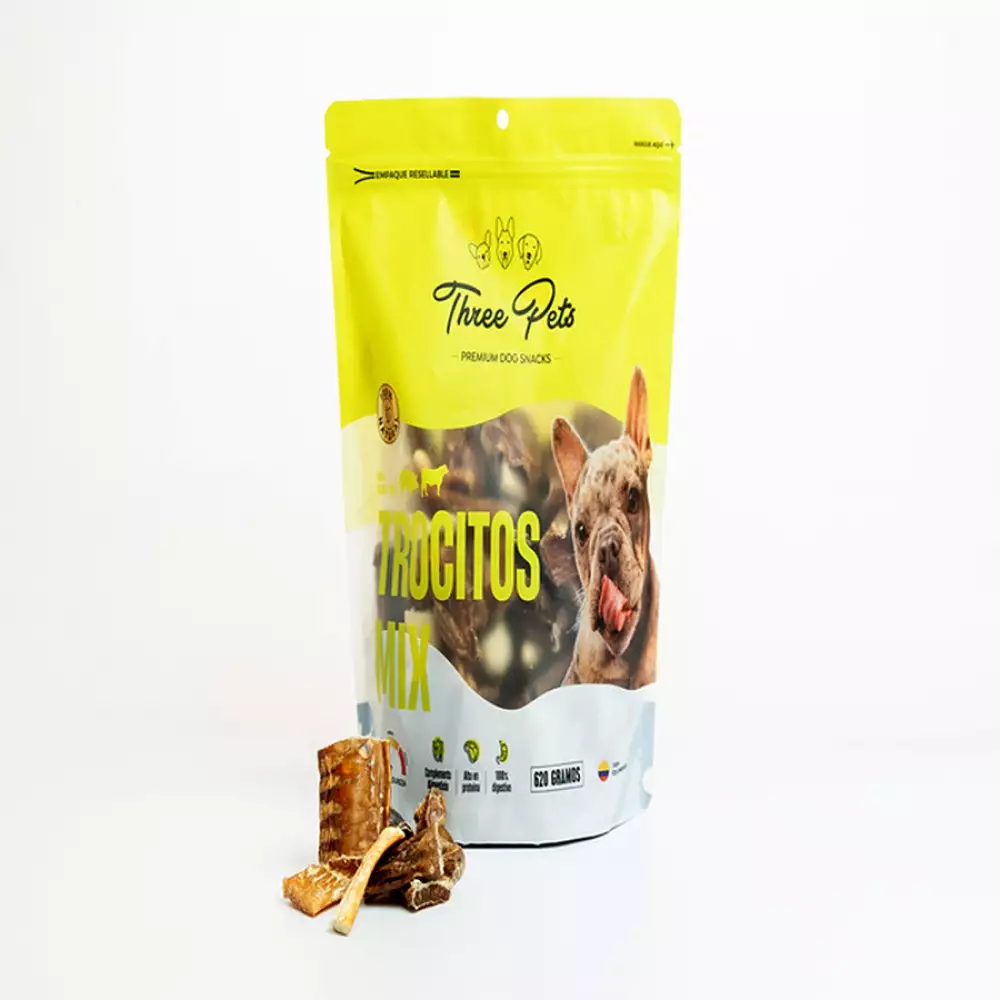 Snack Tp Bbp-Vp Trocitos Mix Res/Cerdo 620 Gr Natural