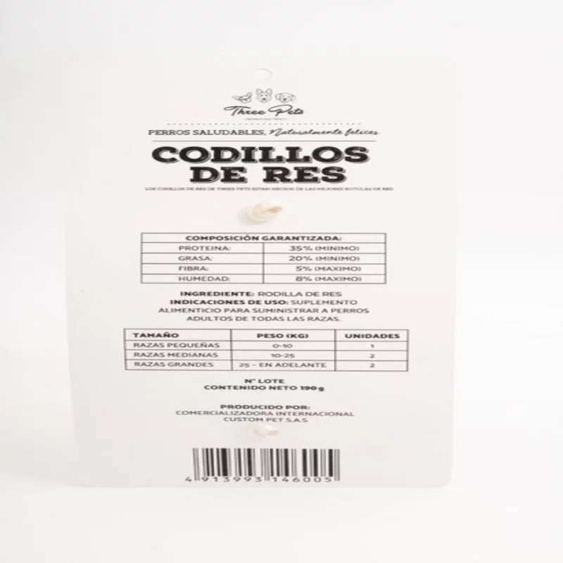 Snack Tp Codillos Res 190 Gr Bb-Es15