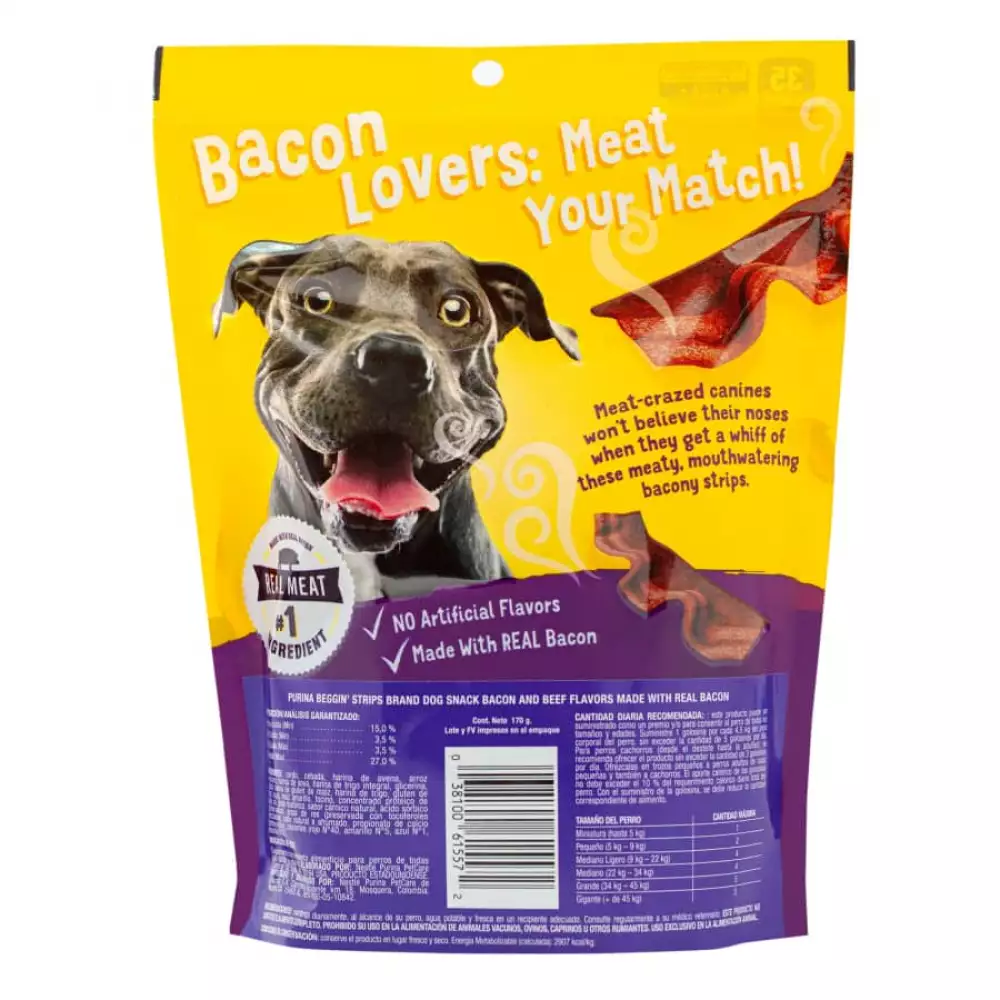 Snacks Perro Beggin 170 Gr Carne 12457949