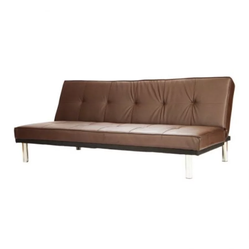 Sofacama Exp Pa04 York 178X73X90 Pu Cafe 106Cm